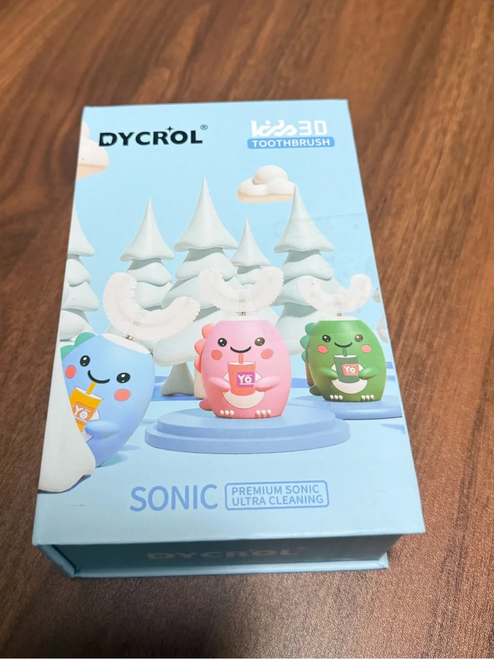 DyCrol Kids Sonic U-Shaped Toothbrush – Blue